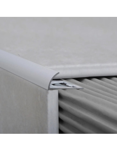 Guardacanto Arco Cromo Mate 10 mm X 2,5M (1383)